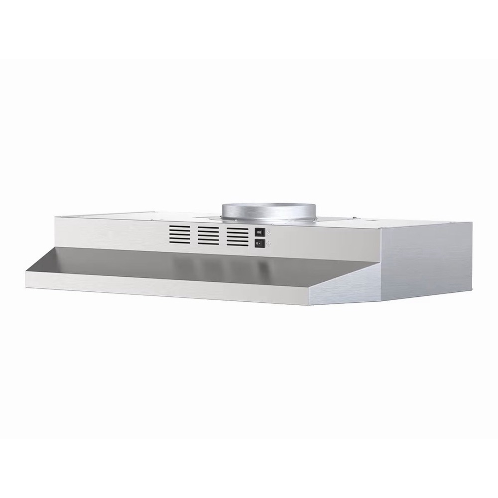 FIREGAS 30 Inch Under Cabinet Range Hood Stainless Steel 300 CFM 2 Speed
